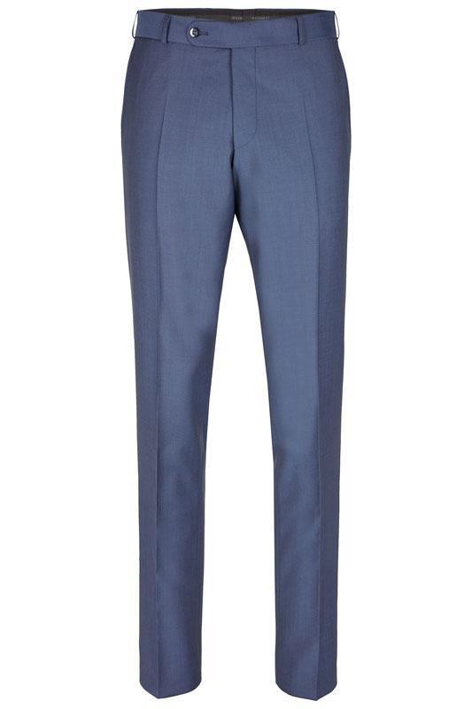 Smoking, Blauw opgesneden revers in wol mohair - Afbeelding 5