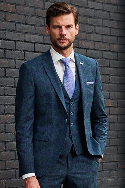 Trouwpak Immediate, blauwgroen