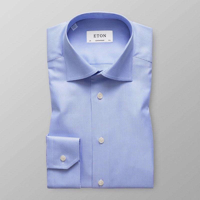 Sky blue twill shirt