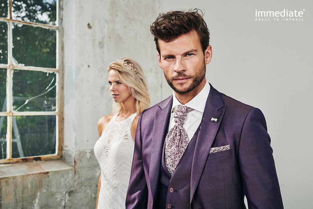 immediate trouwpak rood