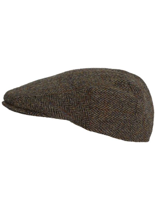 Flat Cap Harris Tweed Charcoal - Afbeelding 3