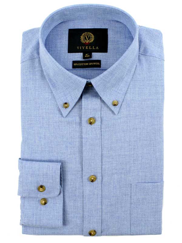 Viyella Shirt, Light Blue