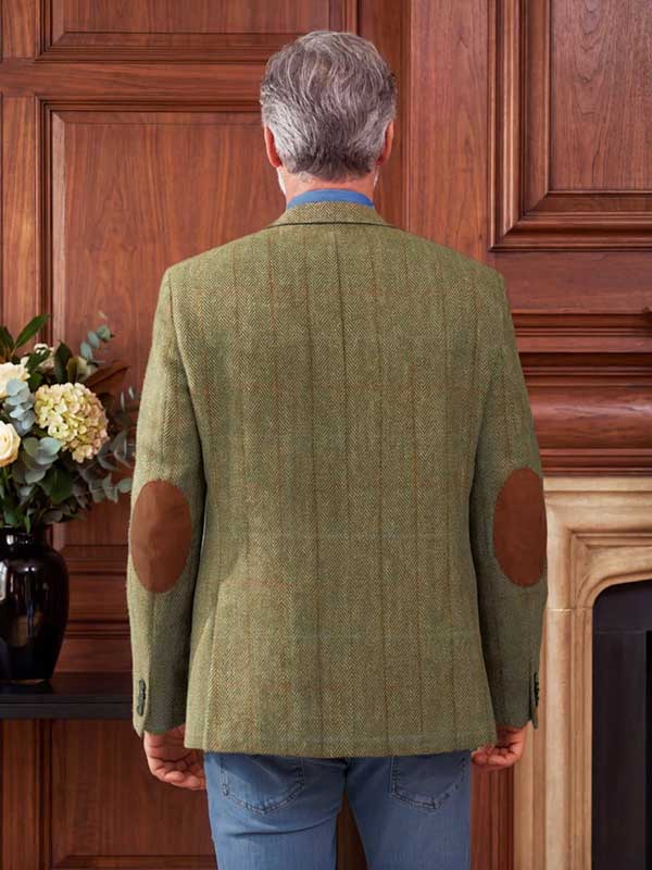 Harris Tweed Jacket "London" In Light Green - Afbeelding 2