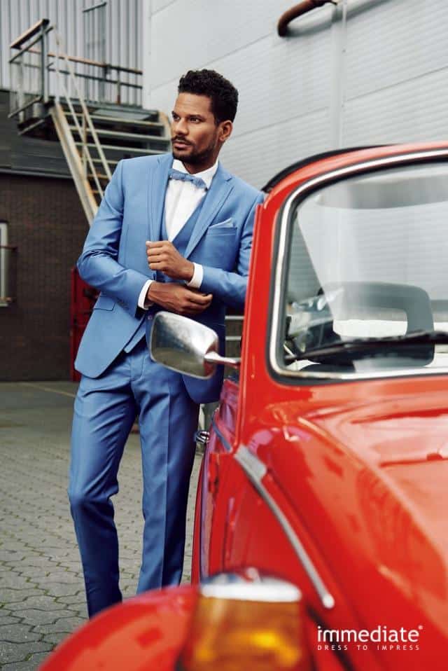 Trouwpak Immediate, lichtblauw