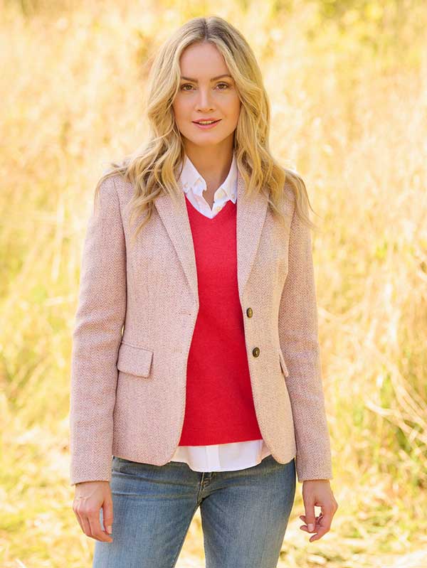 Harris tweed Dames Jasje kort 542