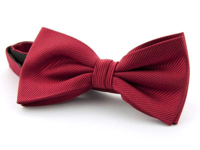 Strik, 100% zijde Midden Rood