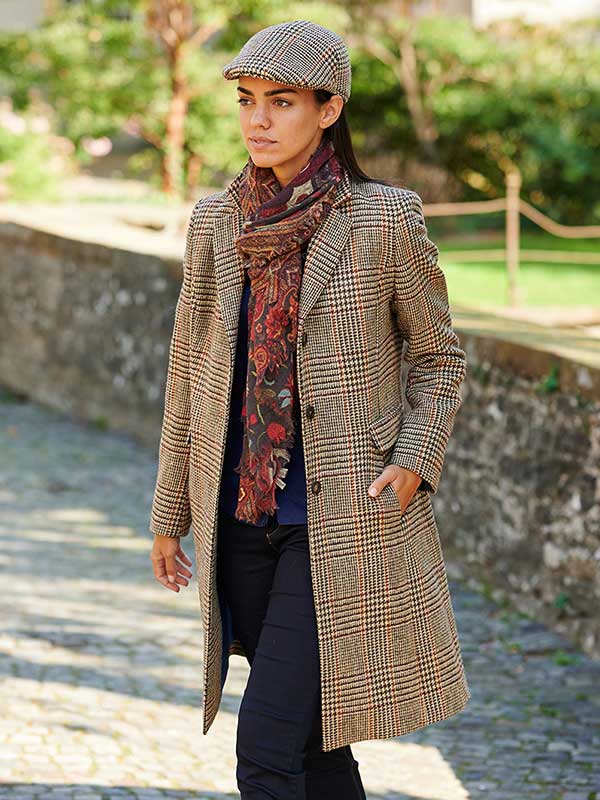 Harris Tweed Damesjas Emilia In Scottish Check