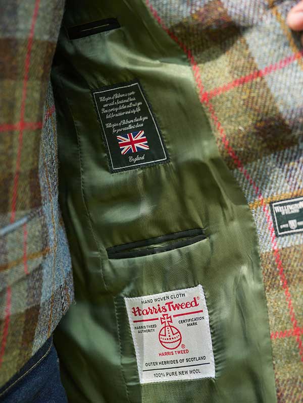 Harris Tweed Jacket London In Highland Check - Afbeelding 4