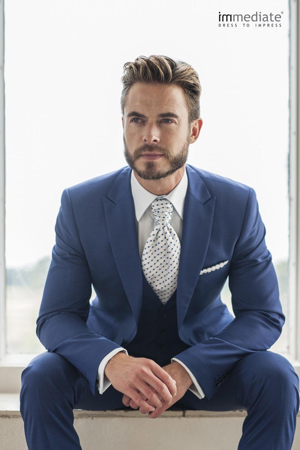 Trouwpak Immediate, blauw