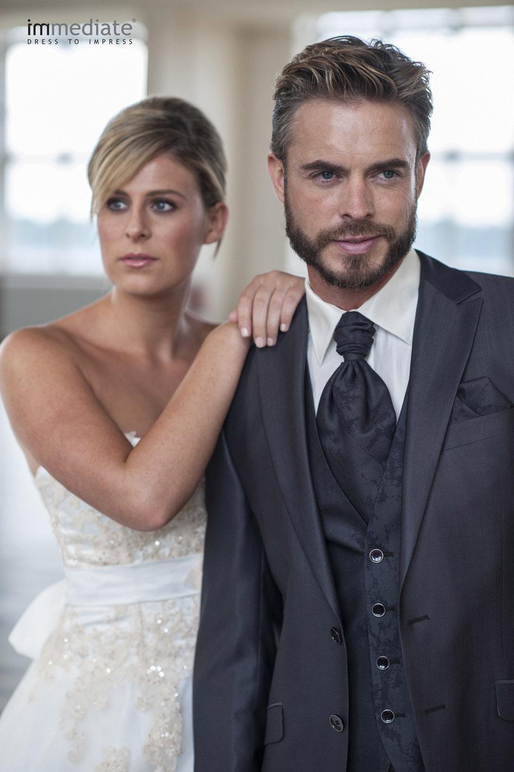 Trouwpak Immediate, donker blauw