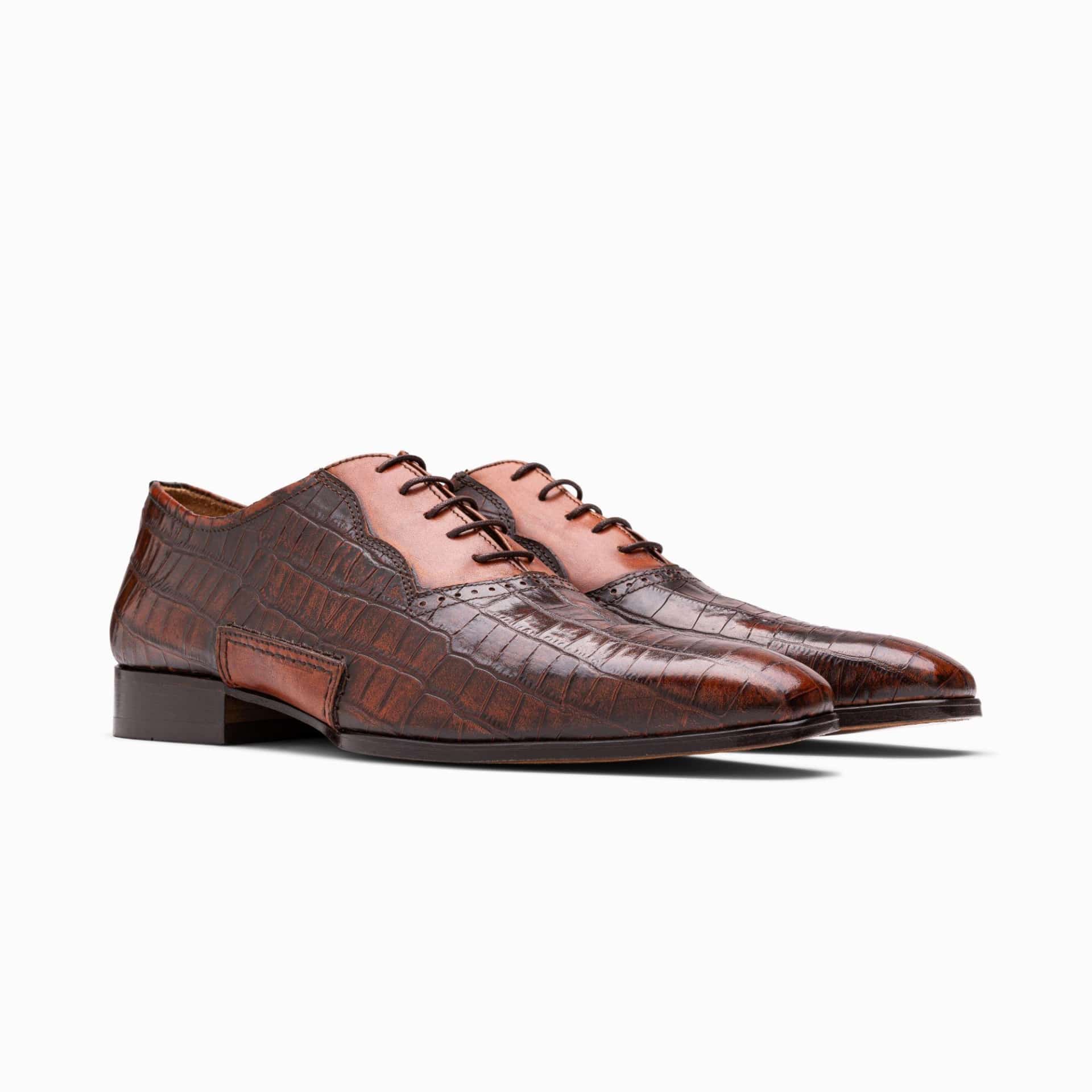 Paulo Bellini Schoenen Croco Beleza Cognac - Afbeelding 2