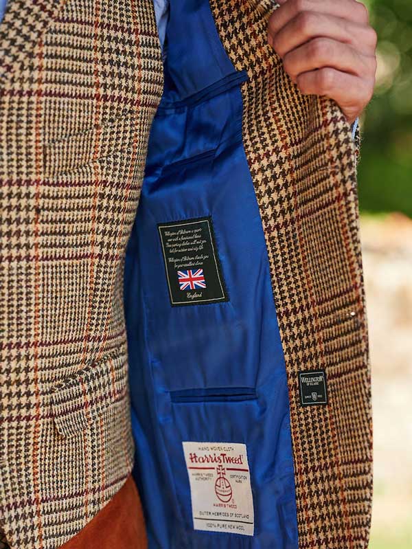 Harris Tweed Jacket London In Scottish Check - Afbeelding 3