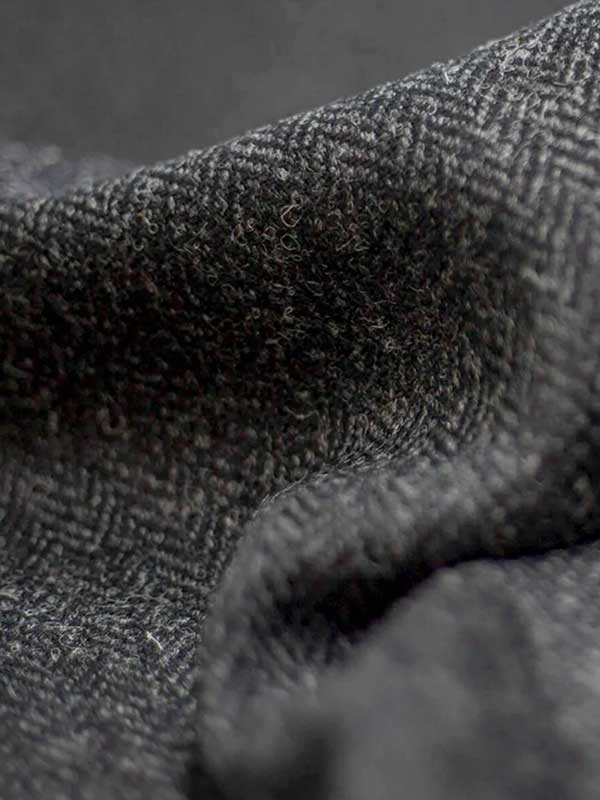 Harris Tweed Pantalon "Mr Miller" In Charcoal - Afbeelding 2