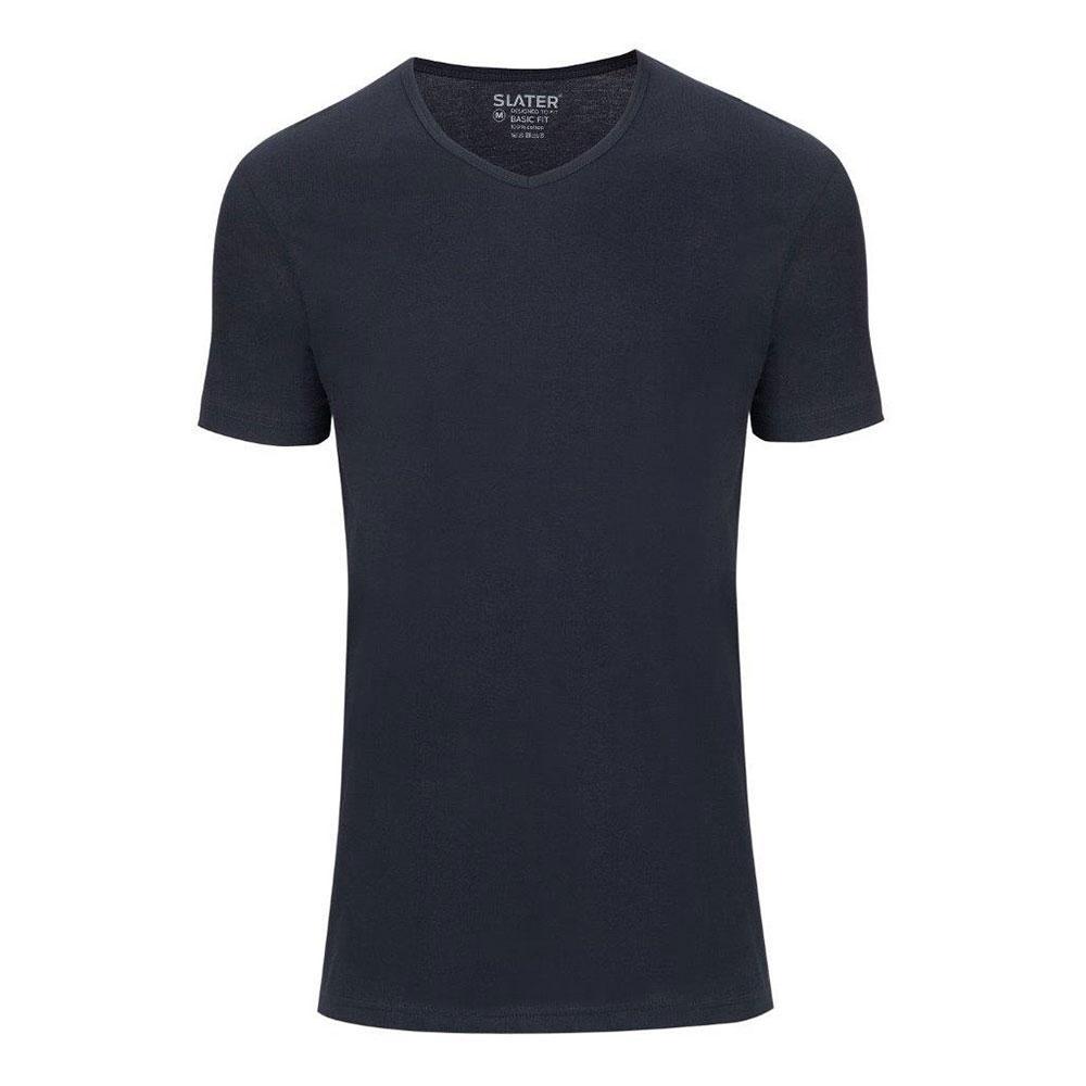 T-shirt Basic Fit v-hals, 2 pack - Afbeelding 2