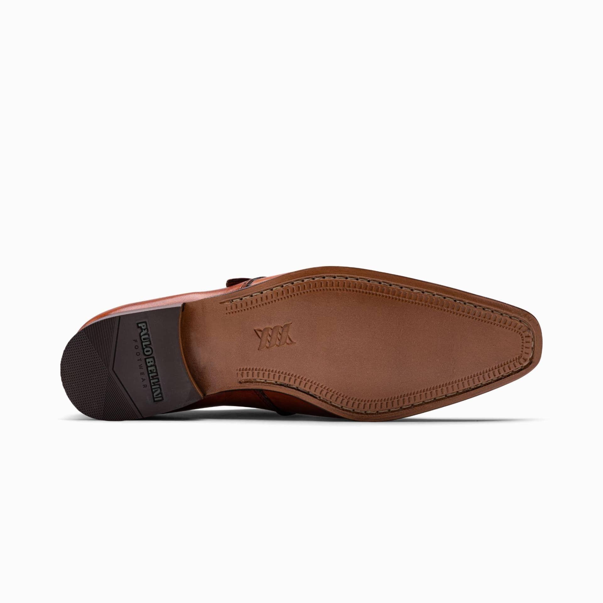 Paulo Bellini Buckle Shoe Belluno Leather Cognac - Afbeelding 5