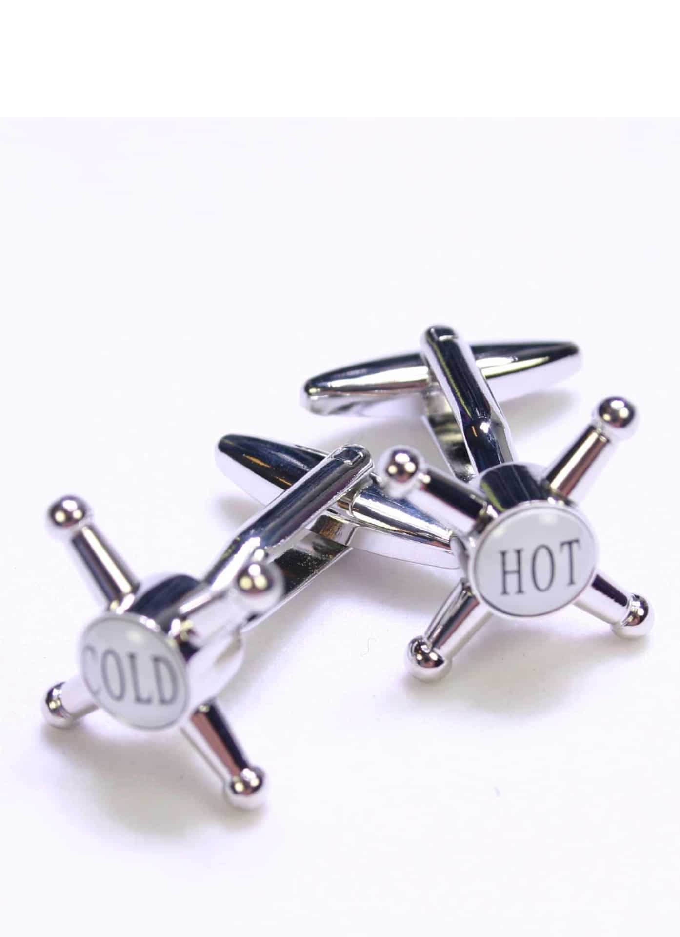 Manchetknopen kraantjes Hot Cold