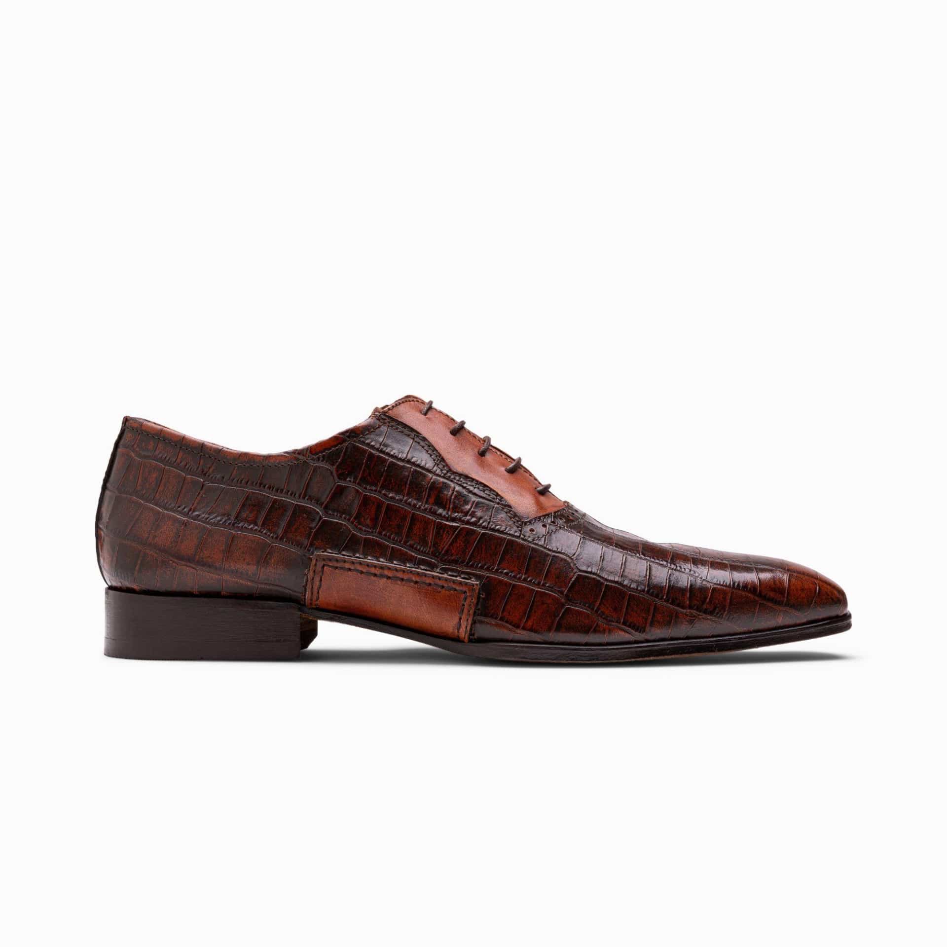 Paulo Bellini Schoenen Croco Beleza Cognac