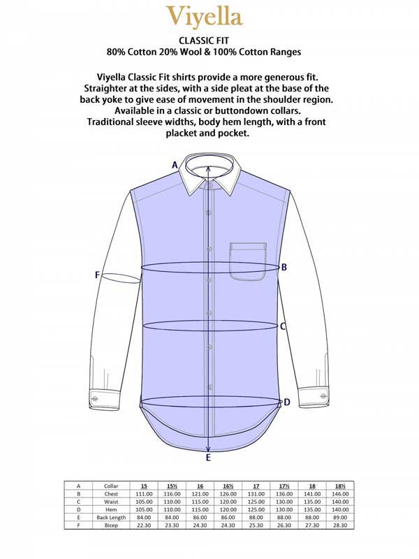 Viyella 80/20 Tartan Classic Fit Shirt with Button Down Collar - Afbeelding 2