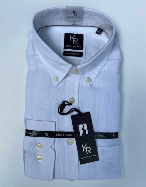 Shirt King's Road, Wit Linnen