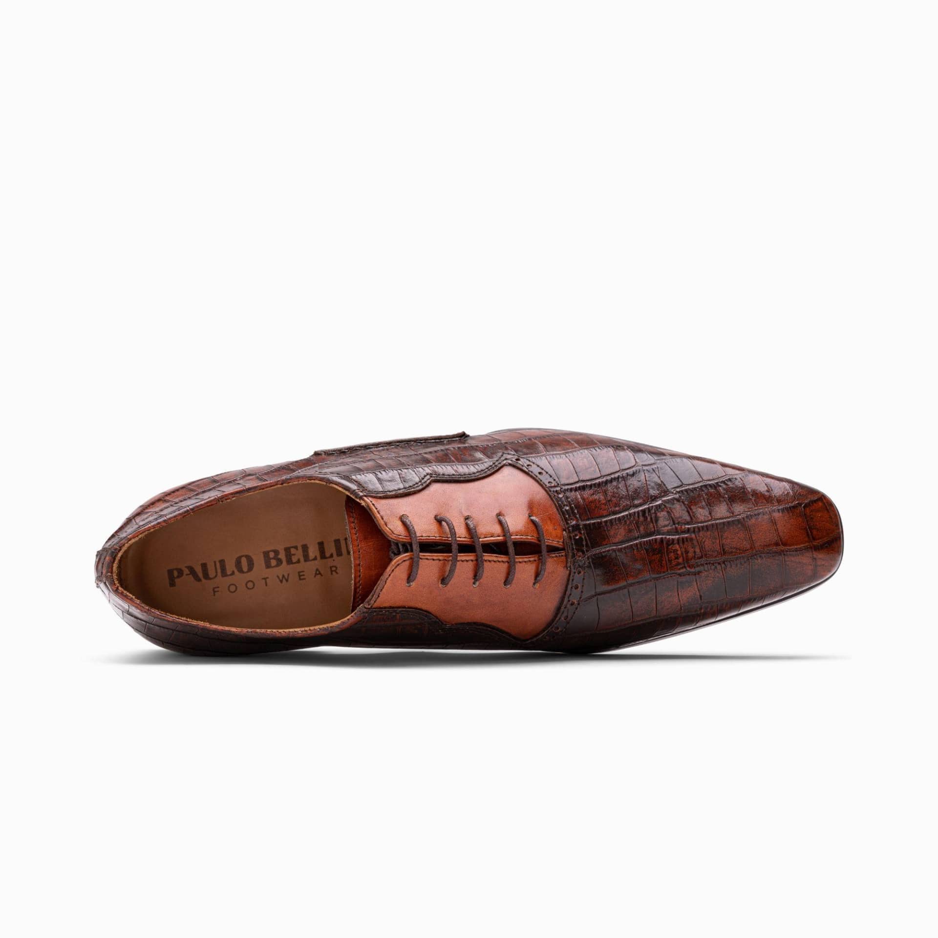 Paulo Bellini Schoenen Croco Beleza Cognac - Afbeelding 4
