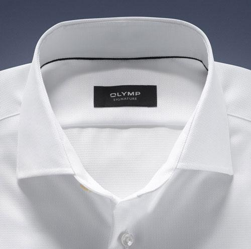OLYMP SIGNATURE, tailored fit, Extra lange mouw, SIGNATURE Kent, Wit - Afbeelding 2