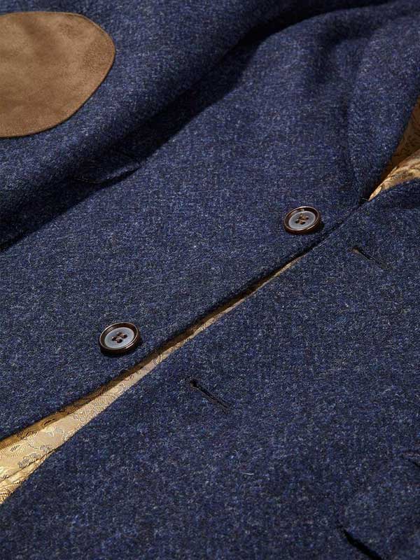 Tweed kostuum Donkerblauw - Afbeelding 4
