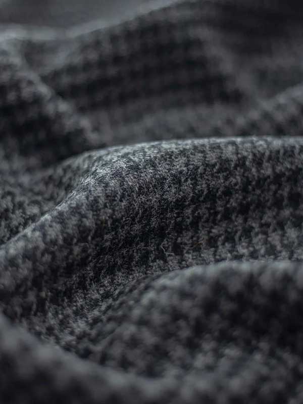 Harris Tweed Jacket "London" In Black Houndstooth - Afbeelding 3