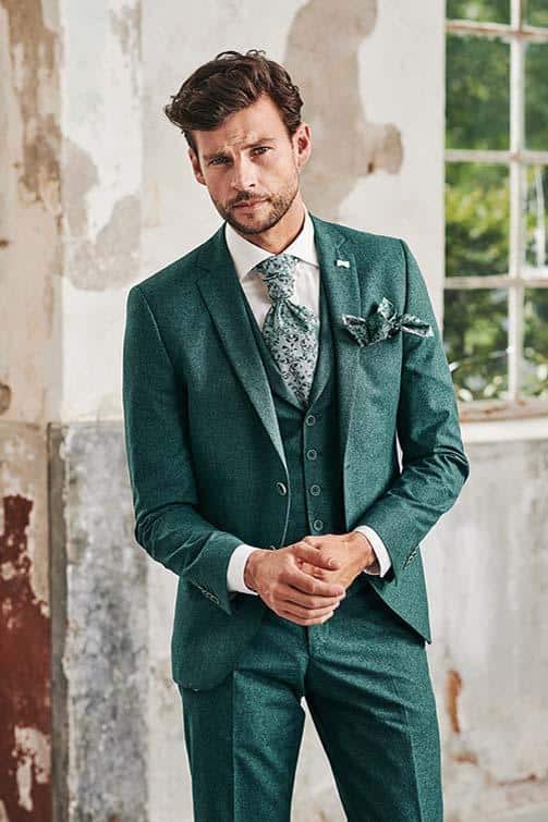 Trouwpak Immediate, donkergroen