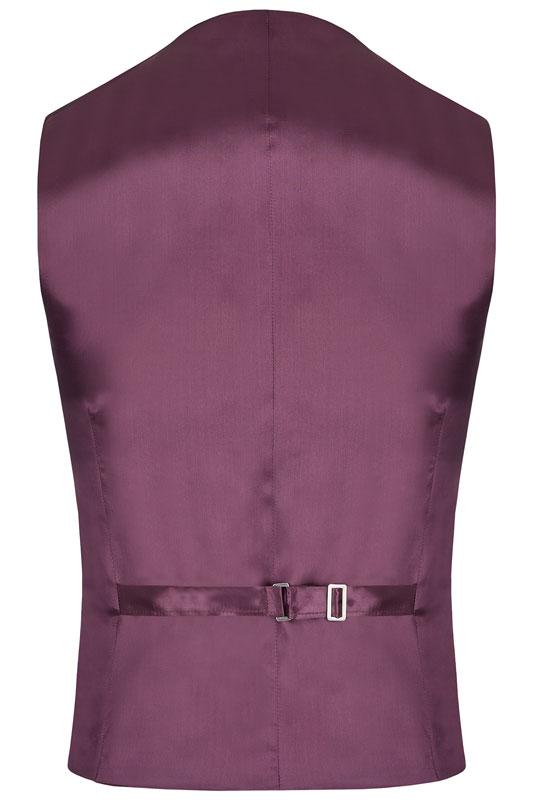 Smoking, Bordeaux rood opgesneden revers in wol mohair - Afbeelding 9