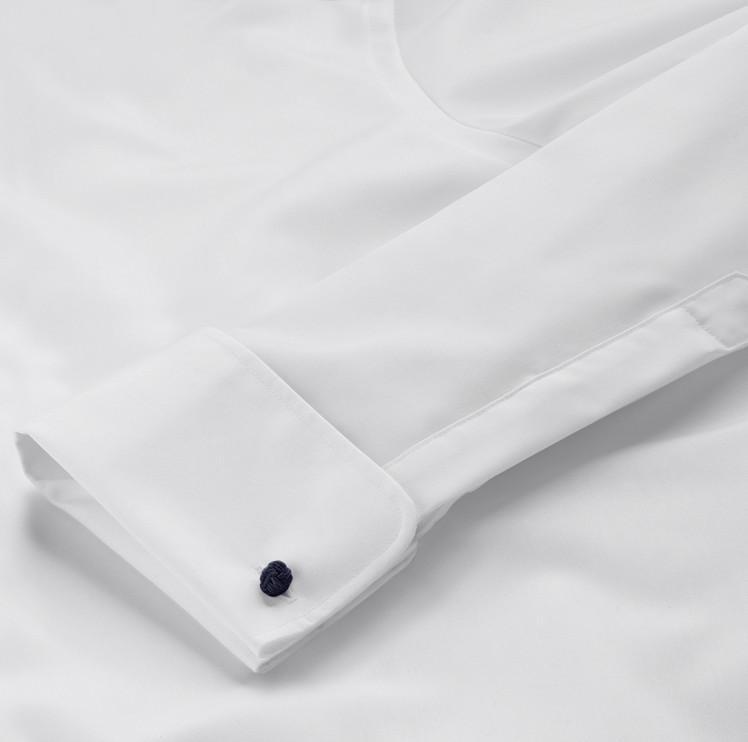 OLYMP SIGNATURE, tailored fit, Kent, Wit, dubbele manchet - Afbeelding 3