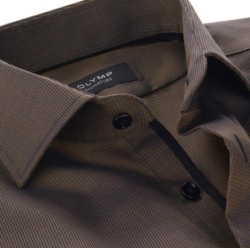 OLYMP SIGNATURE Tailored Fit, SIGNATURE Kent, Bruin - Afbeelding 3