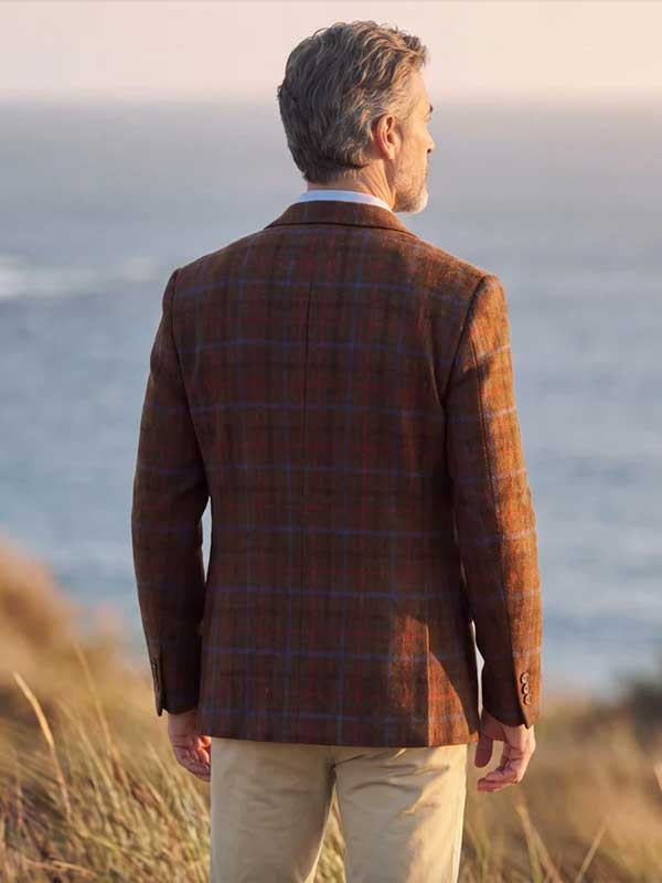 Harris Tweed Jacket "London" In Lord's Overcheck - Afbeelding 2