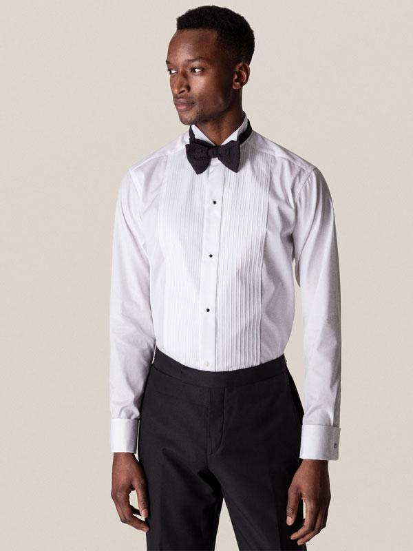 Eton Smokingshirt Slimfit Opstaande Boord - Afbeelding 4