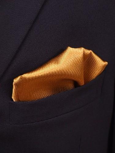 Pochet 100% zijde Goudgeel