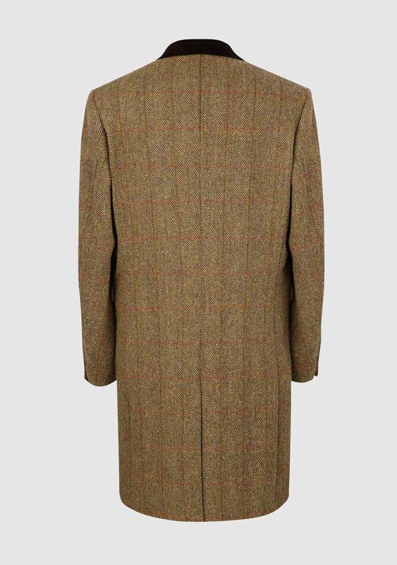 Harris Tweed Overjas, Chelsea Overcoat - Mustard - Afbeelding 2