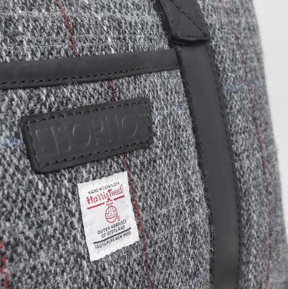 Grey Harris Tweed Holdall - Afbeelding 8