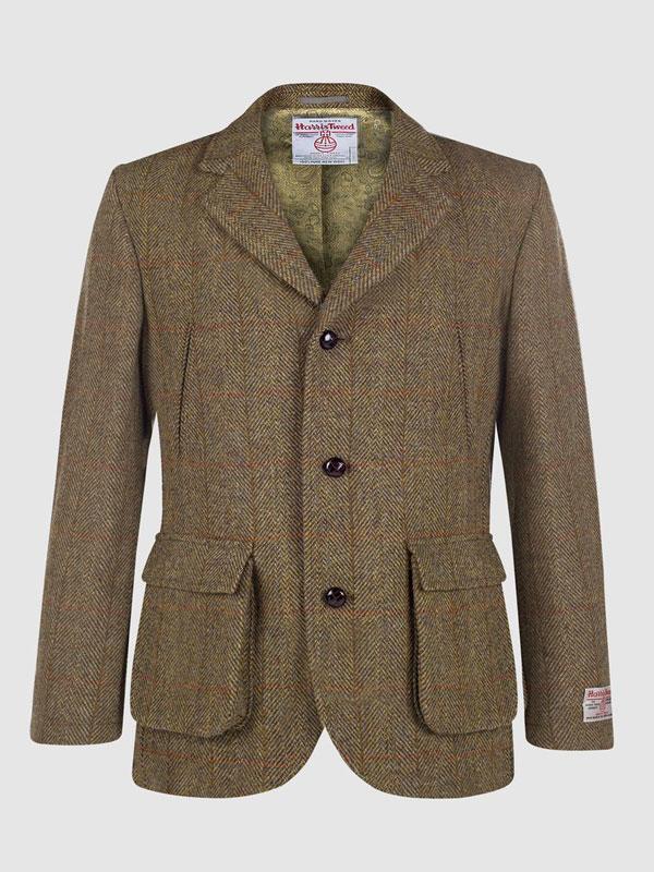 Harris Tweed Colbert, Callum Utility Jacket - Mustard