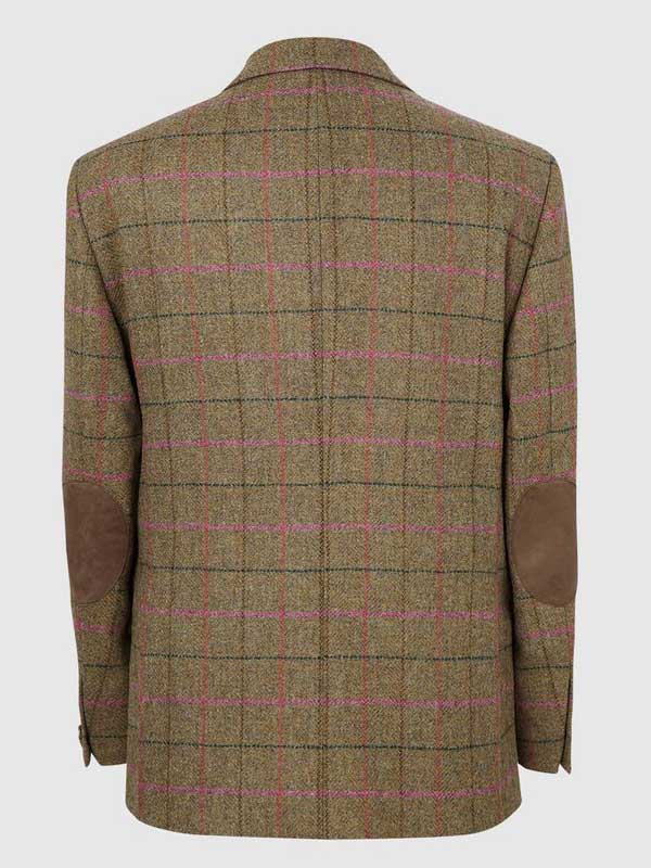 Tweed kostuum Groen Met Roze Overruit - Afbeelding 3