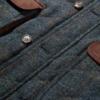 Harris Tweed Gilet, Bodywarmer blue - Afbeelding 2