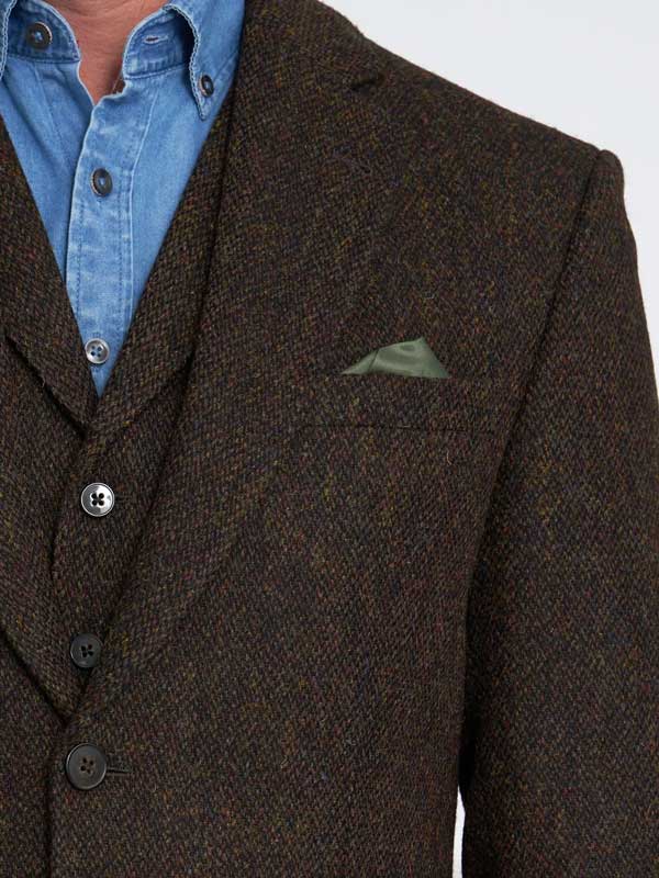 Harris Tweed Jacket "London" In Multicolor - Afbeelding 5