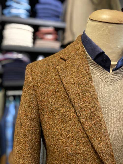 Harris Tweed Jacket London In Multicolor Rust - Afbeelding 5