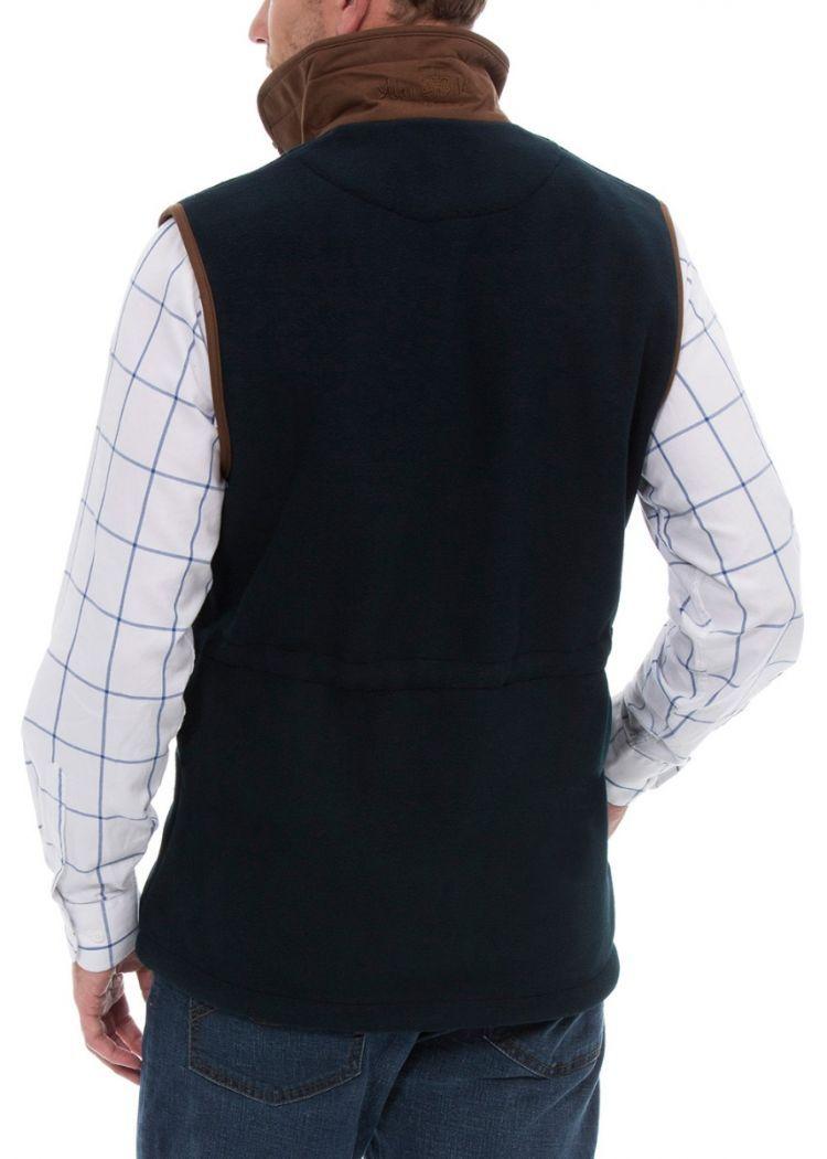 Fleece Waistcoat In Dark Navy - Afbeelding 4