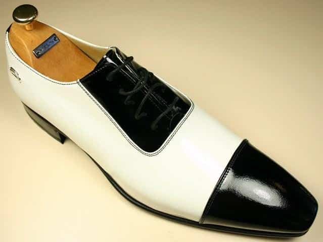 Schoen, zwart/wit lak van Archetipo - Afbeelding 3