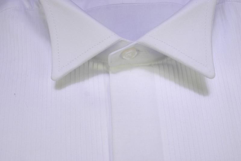 Smokingshirt met frontknoopjes - Afbeelding 2