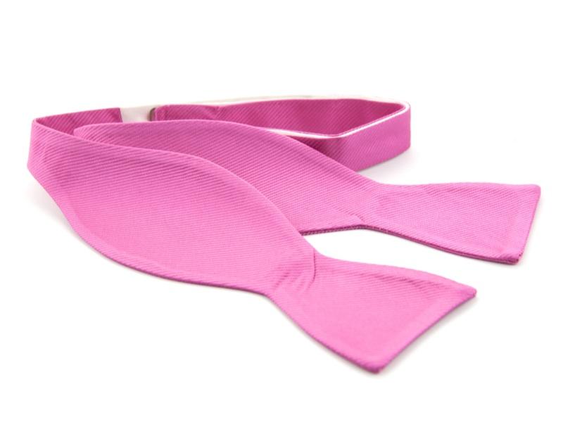 Strik, zelfstrikker 100% zijde Fuchsia