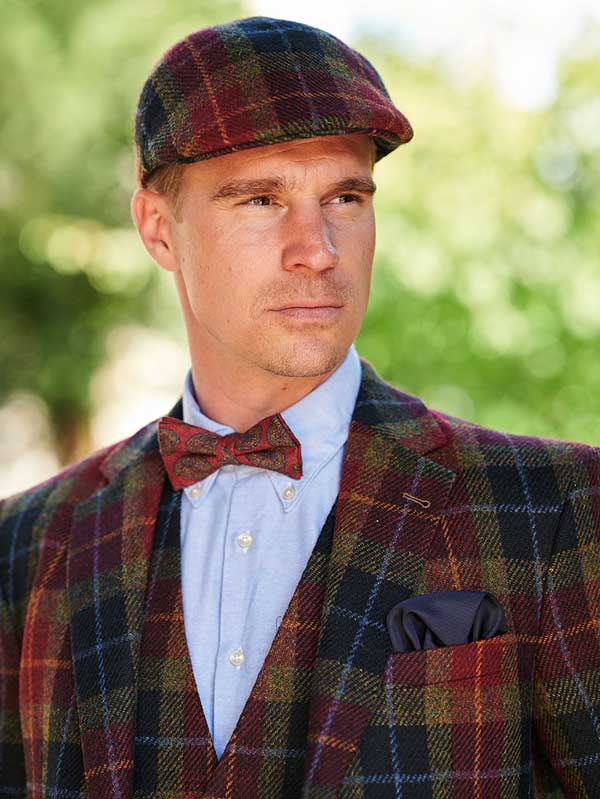 Harris Tweed Jacket London In Check Of Island - Afbeelding 3