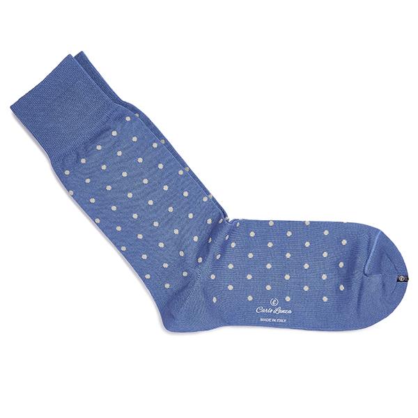 Heren Sokken Katoen Intrecci Light Blue - Afbeelding 2
