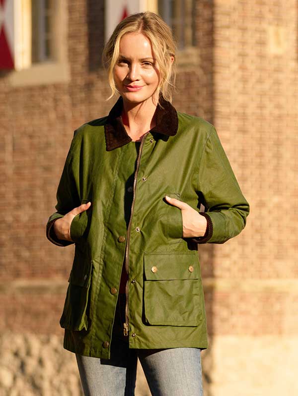 Dames ZomerWaxcoat Queensberg In Lemongrass - Afbeelding 2