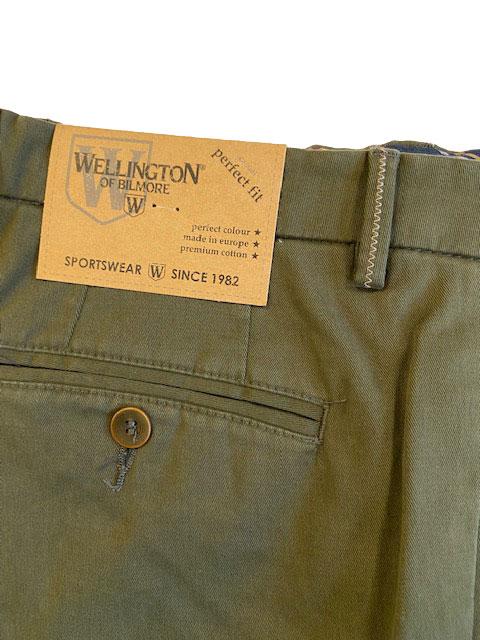Wellington Katoenen Pantalon Groen - Afbeelding 2