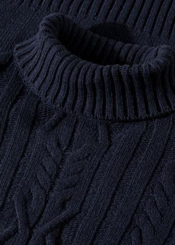 Alan Paine, Kabeltrui, Roll Neck Jumper - Updated Fit - Afbeelding 4